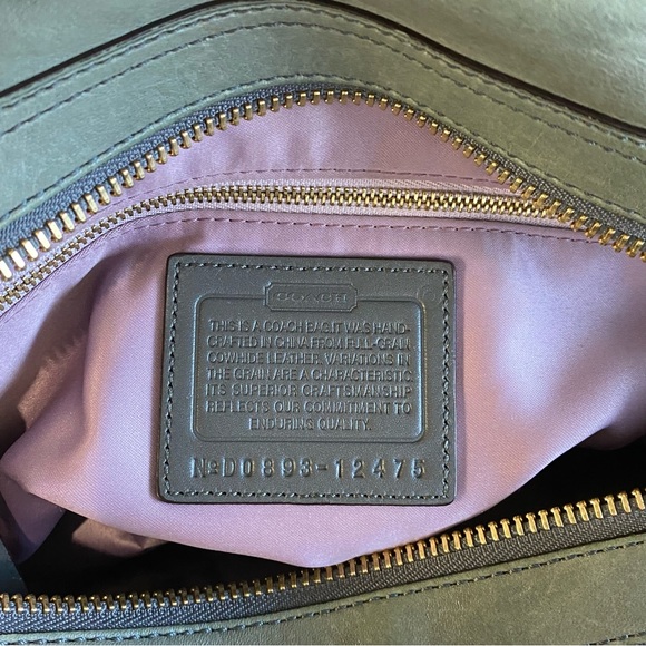 Coach Hampton Lindsay Shoulder Bag Satchel HTF - Picture 14 of 15